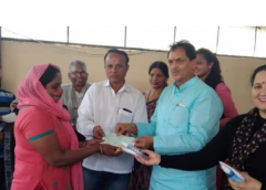 Prem Chand Aggarwal financially helped 101   deprived people