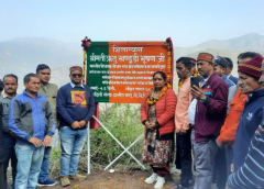 विधायक ऋतु खंडुडी ने वर्षों से लंबित बन्दीला से कफोलगांव मोटर मार्ग का शिलान्यास किया